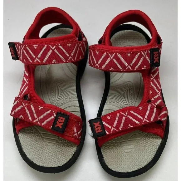 Xti Other - Xti Childrens Sandals Kids Casual Outdoor Shoes Red/White Size 30=US Size 12